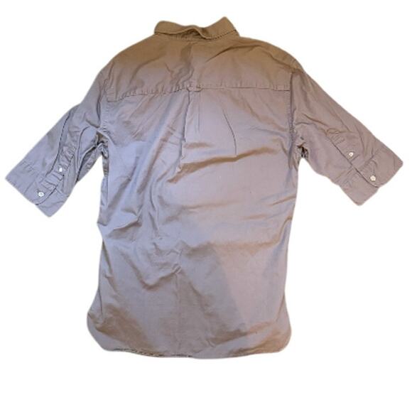 AllSaints Shirt Mens Medium Short Sleeve Button Up - Picture 2 of 6